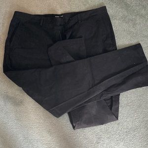 Big and tall Mens Black khakis